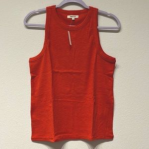 Madewell Orange Tank Top, size XL, New with Tags